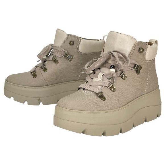 Zodiac Billie Tan Pebbled Faux Leather Lug Sole Womens Sneakers Size 8M - Picture 7 of 11